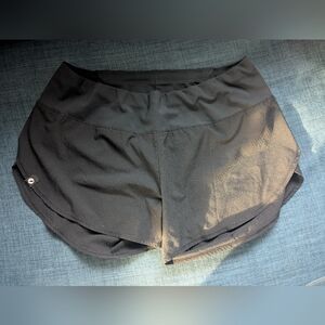 Oiselle Black Split Leg Running Shorts